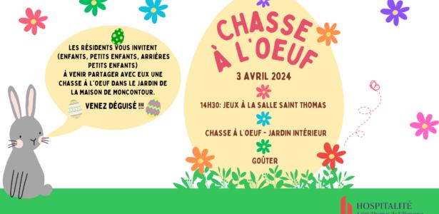 Affiche Chasse à L Oeuf 2024