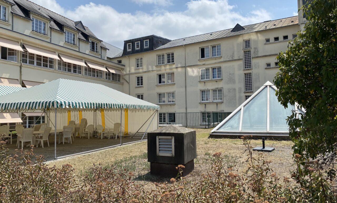 La cours intérieure de la maison de Moncontour