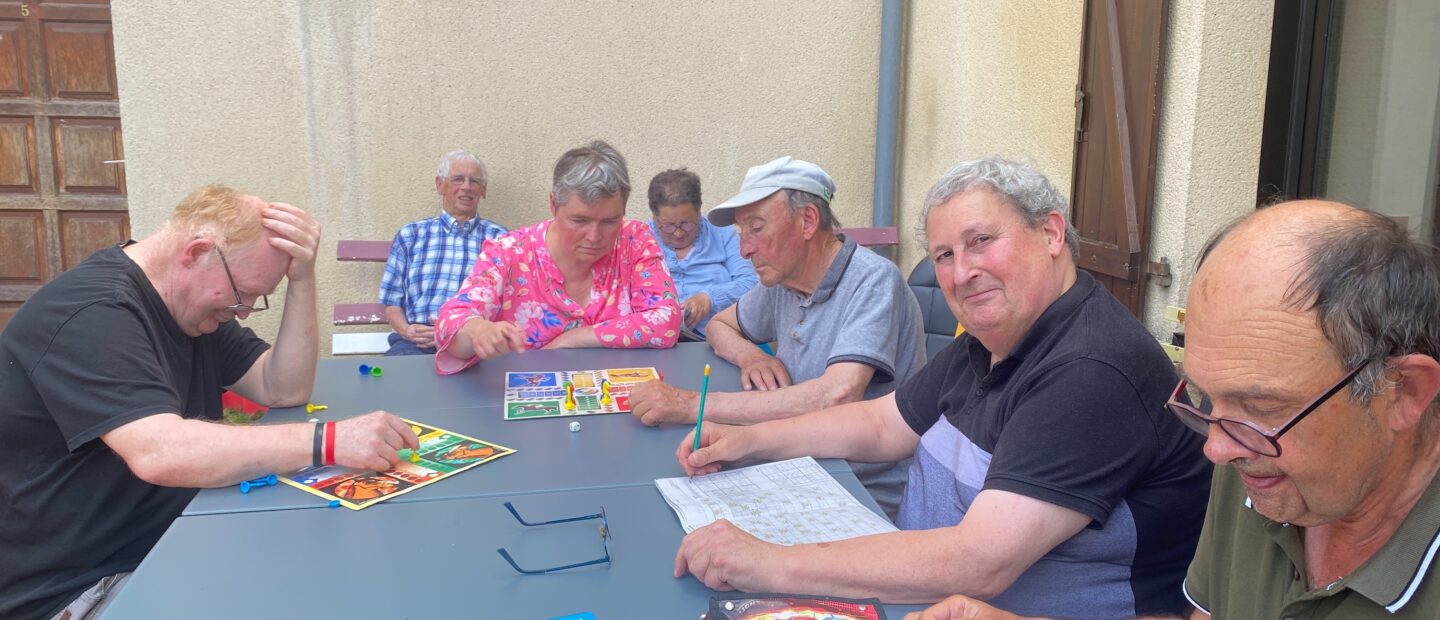 Usagers de l'accueil de jour pour personnes handicapées vieillissantes