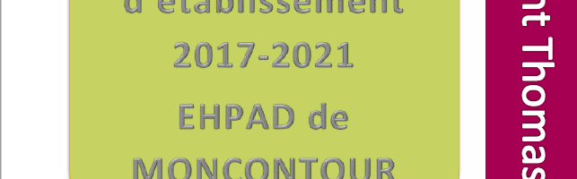 Le nouveau projet d’établissement de l’EHPAD est consultable
