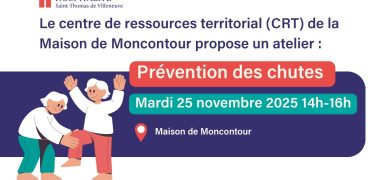Venez participer à un atelier « Prévention des chutes » le mardi 25 novembre de 14h à 16h